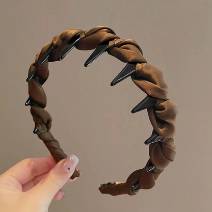 ✨2025 brandneues Design💎💇Strass-Haarband mit Zähnen für Frauen