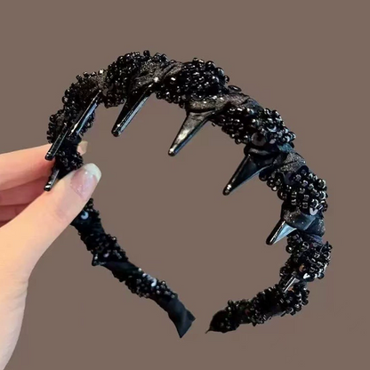 ✨2025 brandneues Design💎💇Strass-Haarband mit Zähnen für Frauen