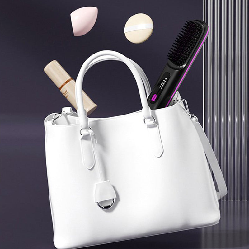 🔥 Glatte Haare überall – Kabelloser Haarglätter Jetzt im 2er-Deal: 10 € Sparen + Gratisversand! 💼💇‍♀️