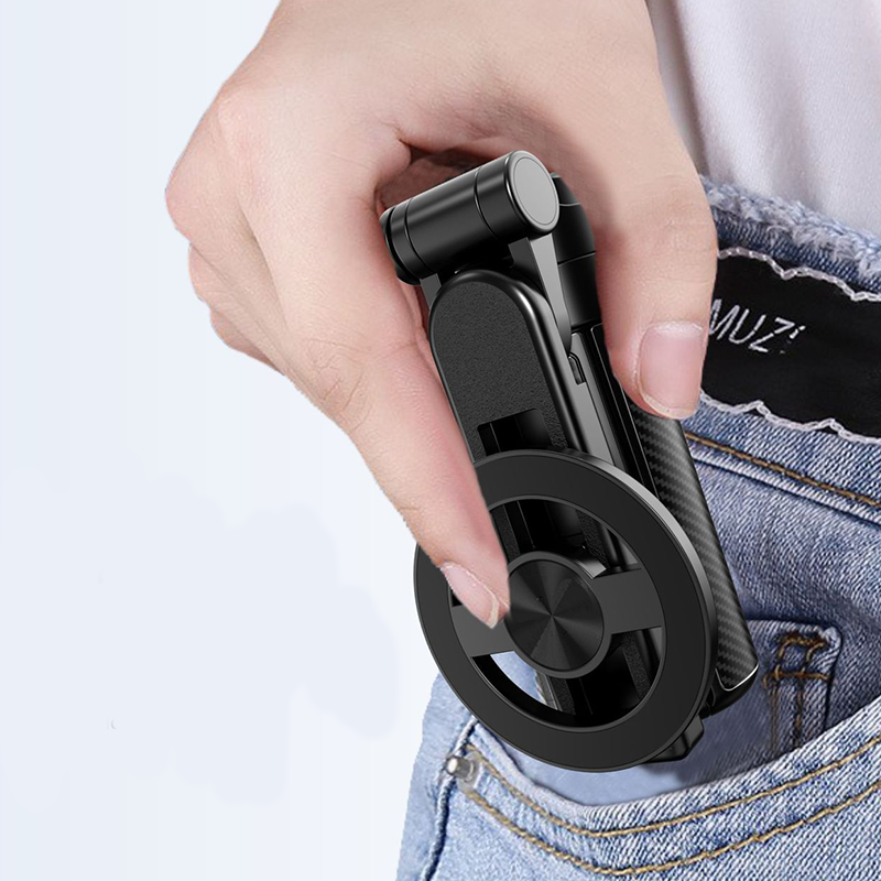 📢📅 50% Rabatt! Multifunktionaler magnetischer 4-in-1-Selfie-Stick ⚡🤳 360° Drehung + Stativ für Vlogs & Reisen