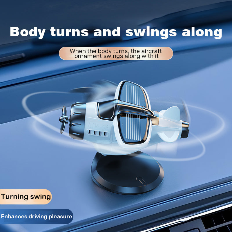🎁2025 Limited Time Sale - 50% OFF🔥Solarbetriebene Auto-Ornamente in Flugzeugform