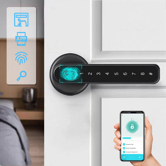 🔐 Fingerabdruck-Smart-Türgriff mit Bluetooth & App-Steuerung 🌞 Sommeraktion: Jetzt 50 % günstiger! 📱🚪