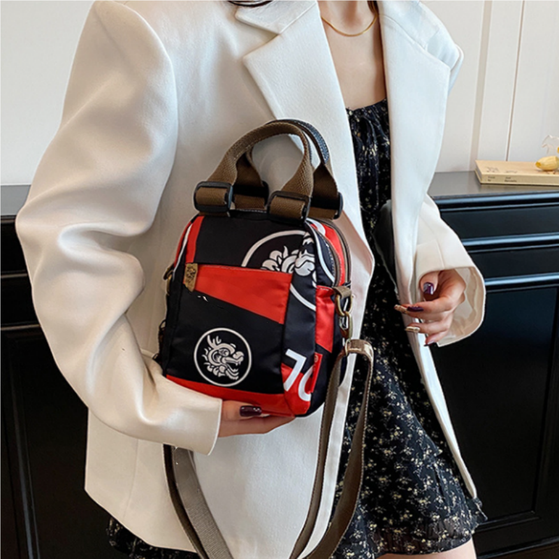 👜Damenmode Print Mehrschichtige Umhängetasche💕