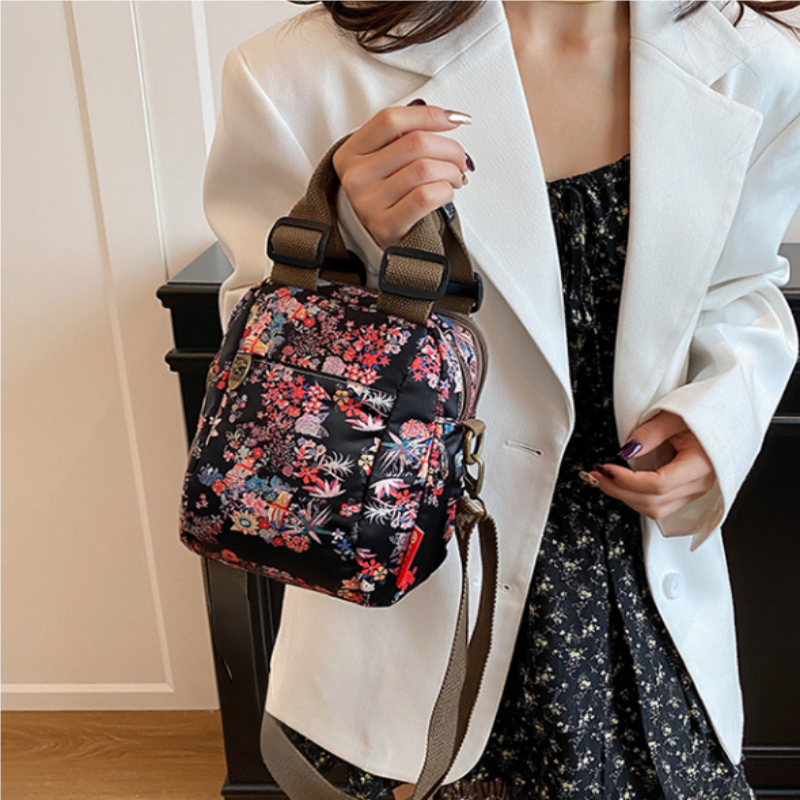 👜Damenmode Print Mehrschichtige Umhängetasche💕