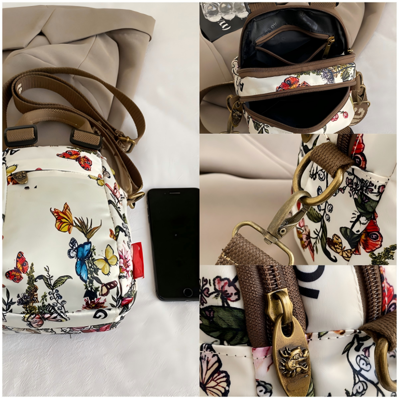 👜Damenmode Print Mehrschichtige Umhängetasche💕