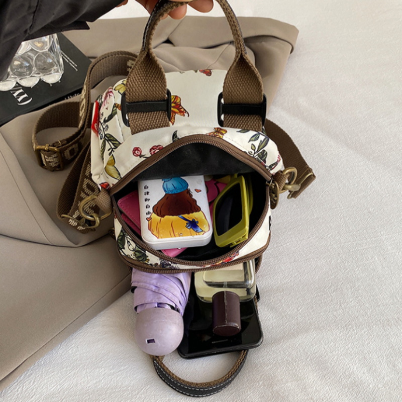 👜Damenmode Print Mehrschichtige Umhängetasche💕