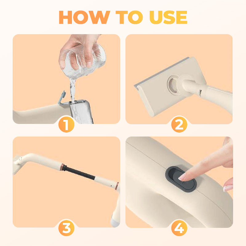 💨 Tragbarer Multifunktions-Dampfreiniger - 50% OFF! 🏠✨⚡