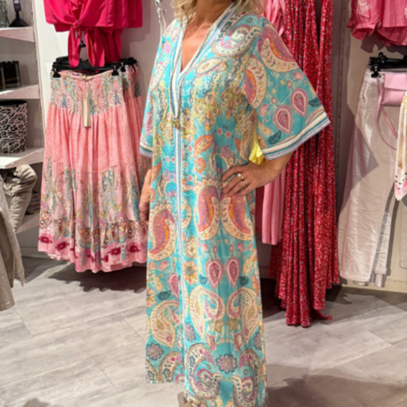 🌺Heißer Verkauf 49% Rabatt🌺Bequemes, locker sitzendes Print-Kleid für Frauen👗