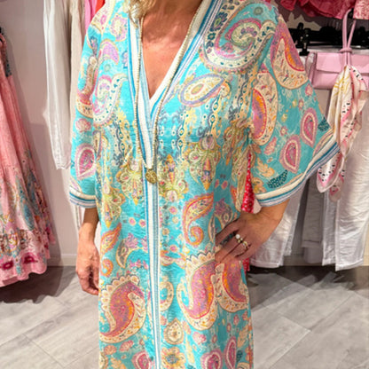 🌺Heißer Verkauf 49% Rabatt🌺Bequemes, locker sitzendes Print-Kleid für Frauen👗