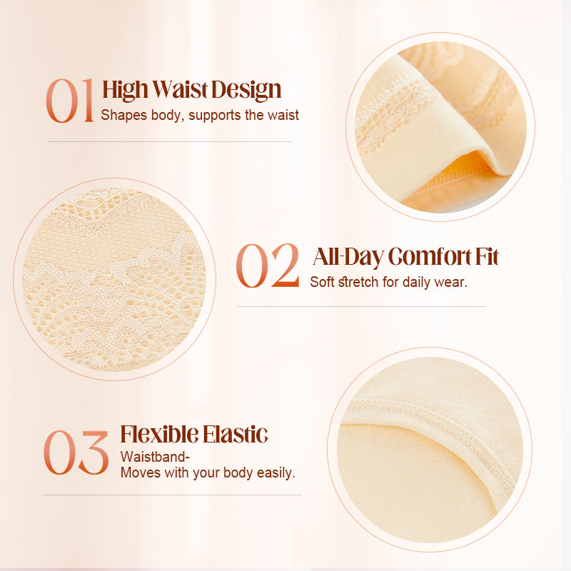 🔥🩲Damen Unterhosen in großer Größe mit hoher Taille