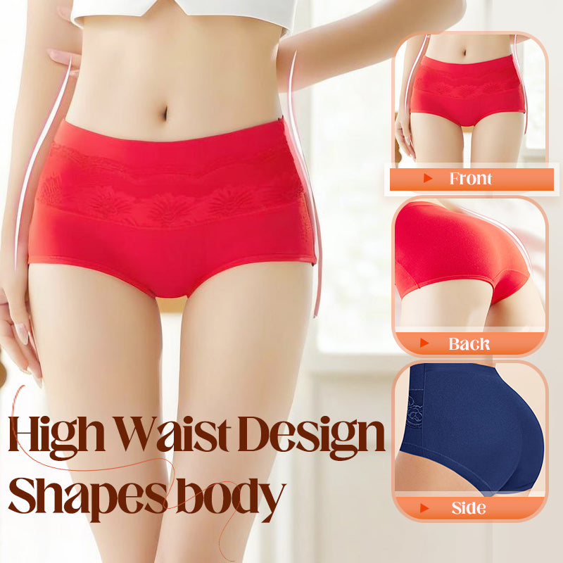 🔥🩲Damen Unterhosen in großer Größe mit hoher Taille