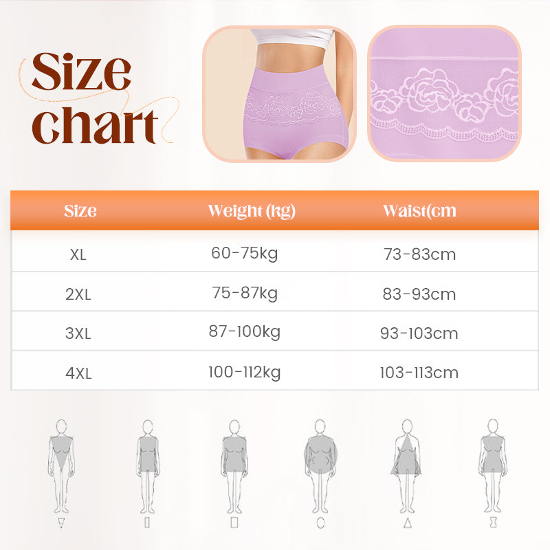 🔥🩲Damen Unterhosen in großer Größe mit hoher Taille