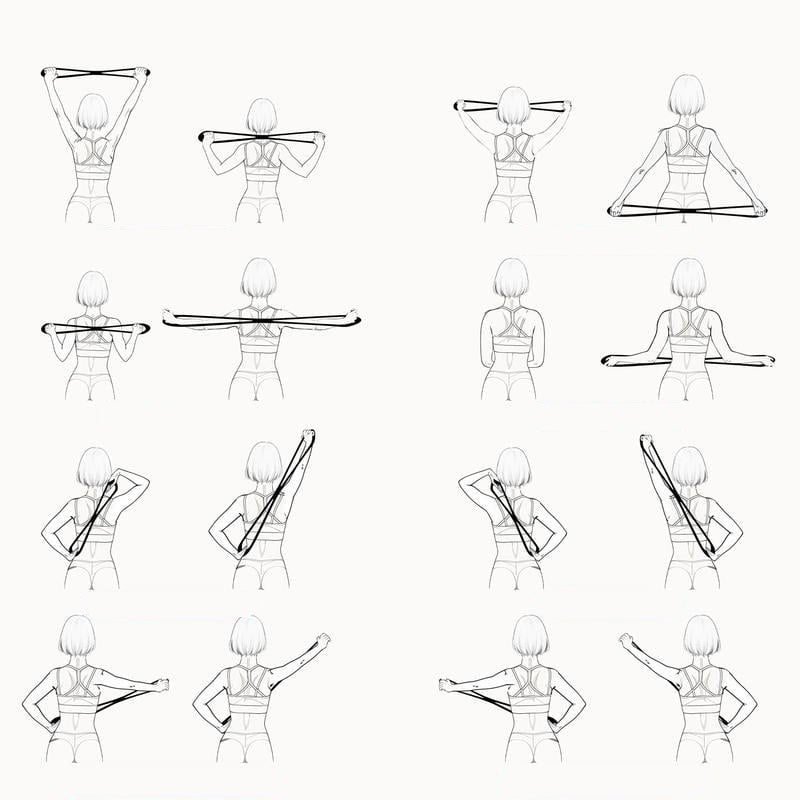 🏆 Blitz 50% Rabatt ⚡  Über 50.000 verkauft!!! Letzter Bestand - 💥🔥  Widerstandsgurt, 8-Form-Sportgurt für Frauen und Männer