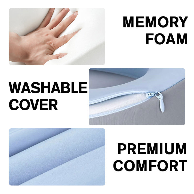 🔥Letzter Tag Sonderangebot: 50 % Rabatt✈️💤Memory Foam U-förmiges Reise-Nackenkissen