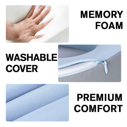 🔥Letzter Tag Sonderangebot: 50 % Rabatt✈️💤Memory Foam U-förmiges Reise-Nackenkissen