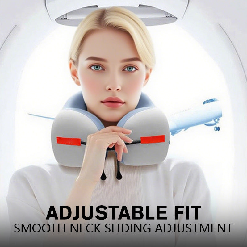 🔥Letzter Tag Sonderangebot: 50 % Rabatt✈️💤Memory Foam U-förmiges Reise-Nackenkissen