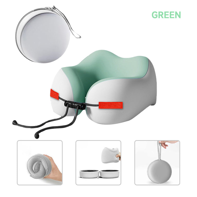 🔥Letzter Tag Sonderangebot: 50 % Rabatt✈️💤Memory Foam U-förmiges Reise-Nackenkissen