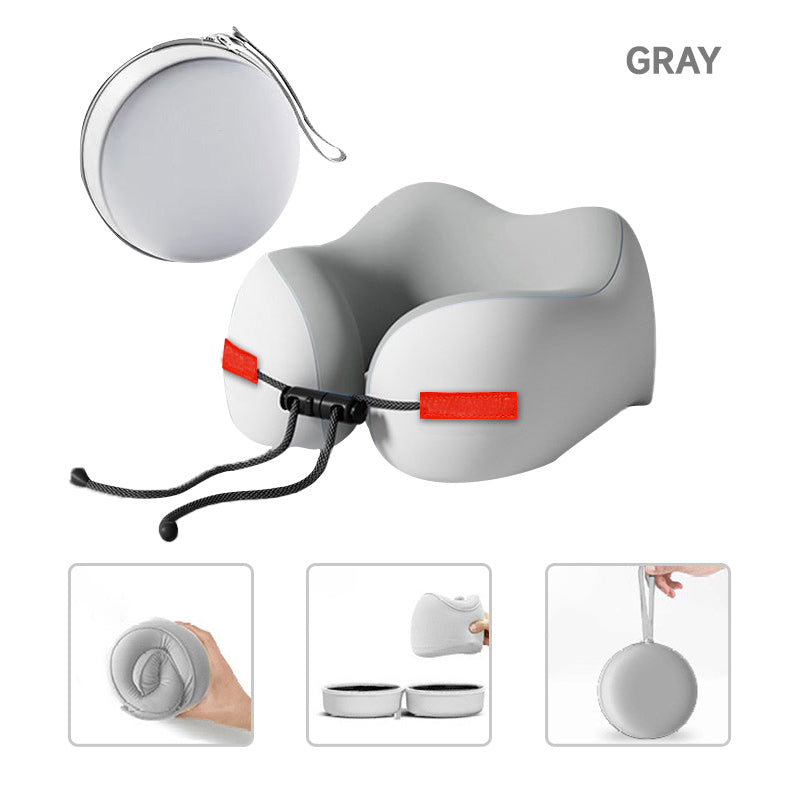 🔥Letzter Tag Sonderangebot: 50 % Rabatt✈️💤Memory Foam U-förmiges Reise-Nackenkissen