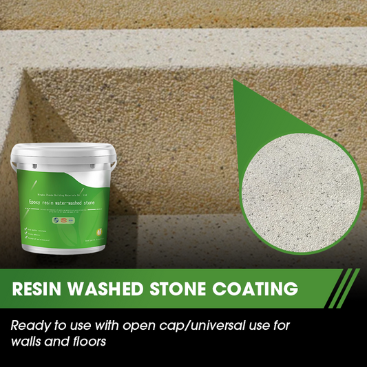🌿Wassergewaschene Steinbeschichtung für Böden 🪨 Umweltfreundlich & langlebig – Mehr kaufen, mehr sparen!