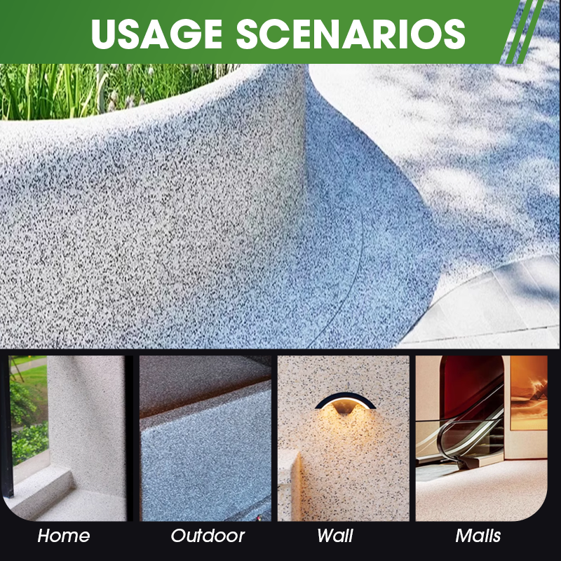 🌿Wassergewaschene Steinbeschichtung für Böden 🪨 Umweltfreundlich & langlebig – Mehr kaufen, mehr sparen!