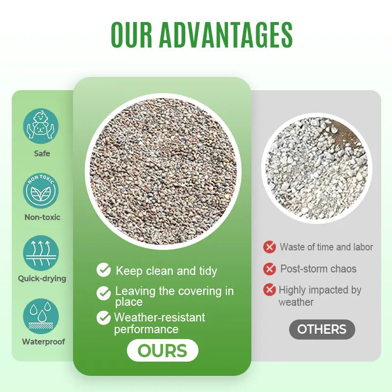 🌿 Ultra-starker Landschaftskleber | 2h trocken | Hält ALLES an Ort & Stelle | Wetterfest & langlebig—— 50% reduziert! Nur solange der Vorrat reicht!⏳