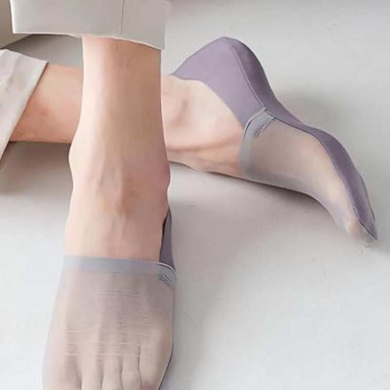 🧦5 Paar Ice Silk No-Show Socken Set (50 % Rabatt)