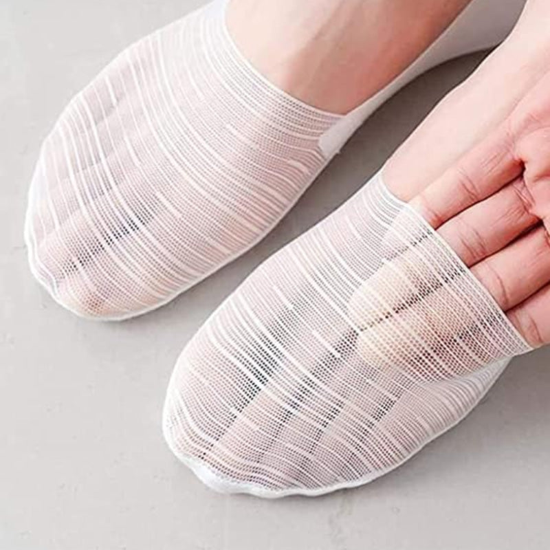 🧦5 Paar Ice Silk No-Show Socken Set (50 % Rabatt)