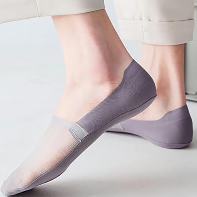 🧦5 Paar Ice Silk No-Show Socken Set (50 % Rabatt)