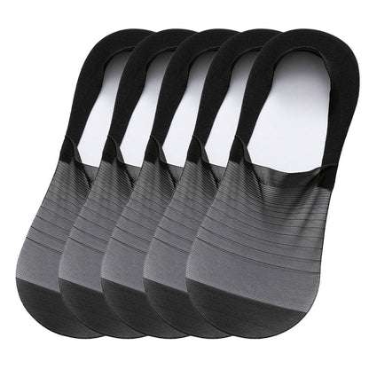 🧦5 Paar Ice Silk No-Show Socken Set (50 % Rabatt)