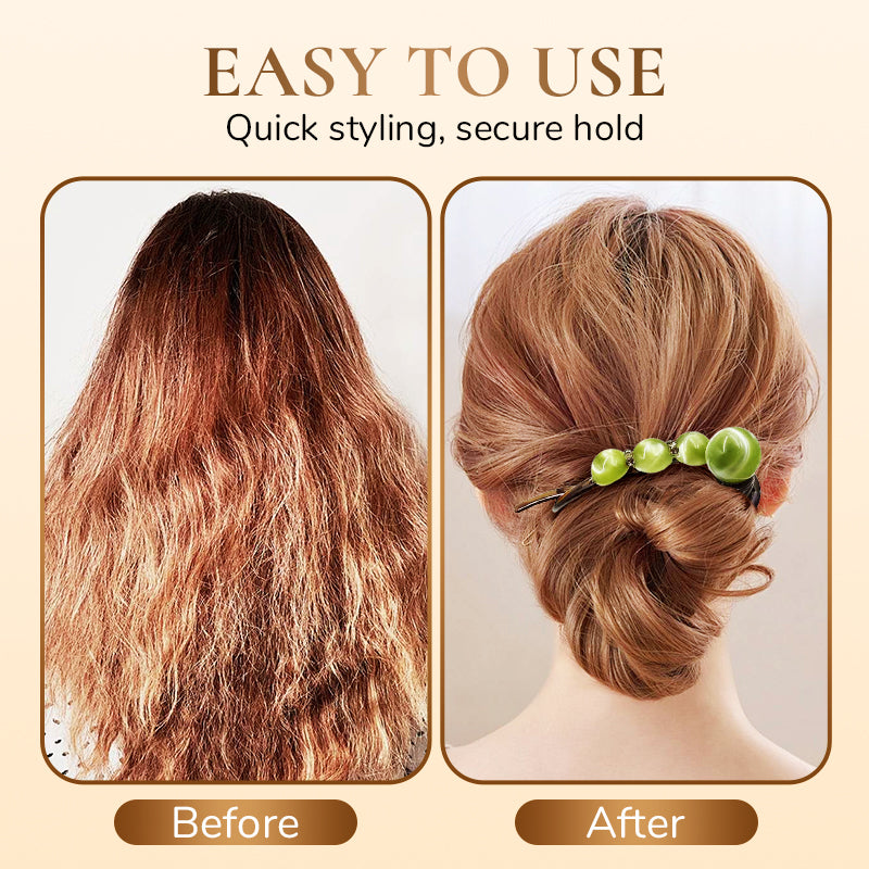 💖2025 brandneues Design✨Elegante Haarklammer für Rückenfrisuren