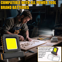 Adjustable LED Light for Lithium Battery Tools