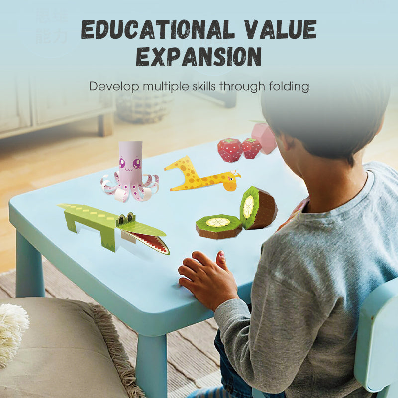 🔥 3D Handgefertigtes Origami-Buch