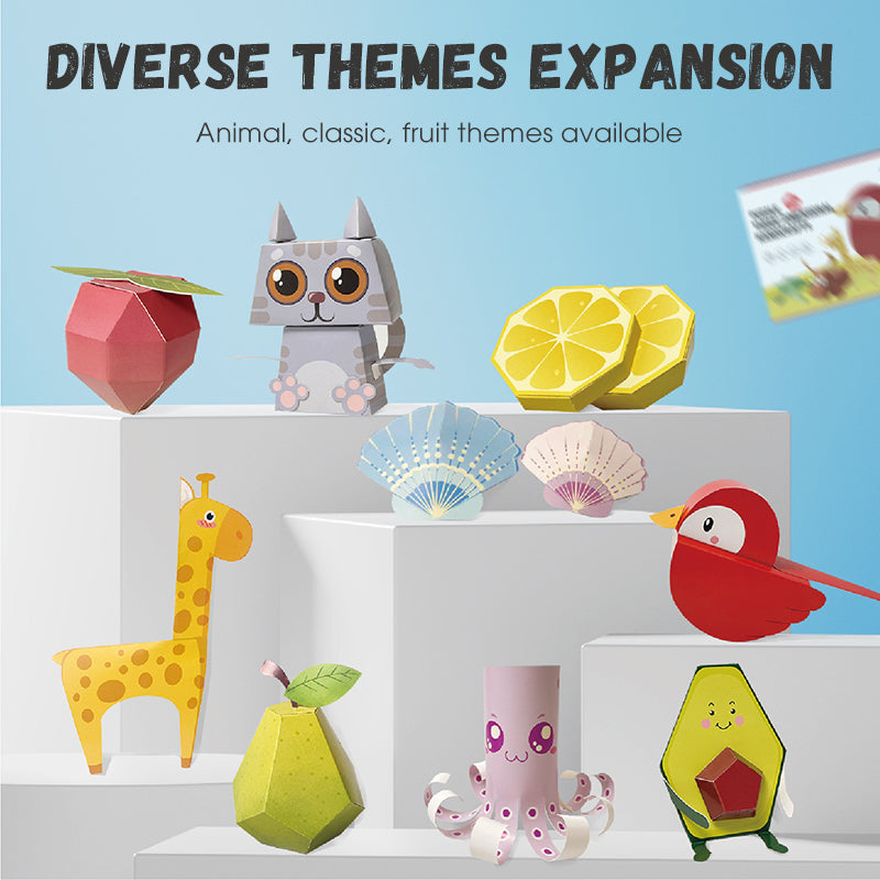 🔥 3D Handgefertigtes Origami-Buch