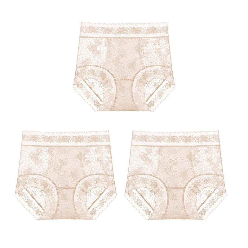 【❣️✨Kaufen Sie mehr, erhalten Sie mehr✨】👙Nahtlose Damen-Spitzenhöschen mit hoher Taille