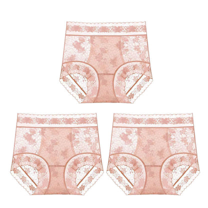 【❣️✨Kaufen Sie mehr, erhalten Sie mehr✨】👙Nahtlose Damen-Spitzenhöschen mit hoher Taille