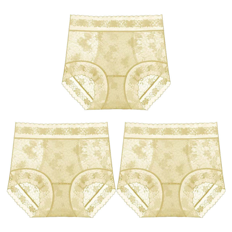 【❣️✨Kaufen Sie mehr, erhalten Sie mehr✨】👙Nahtlose Damen-Spitzenhöschen mit hoher Taille