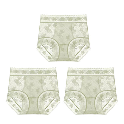 【❣️✨Kaufen Sie mehr, erhalten Sie mehr✨】👙Nahtlose Damen-Spitzenhöschen mit hoher Taille
