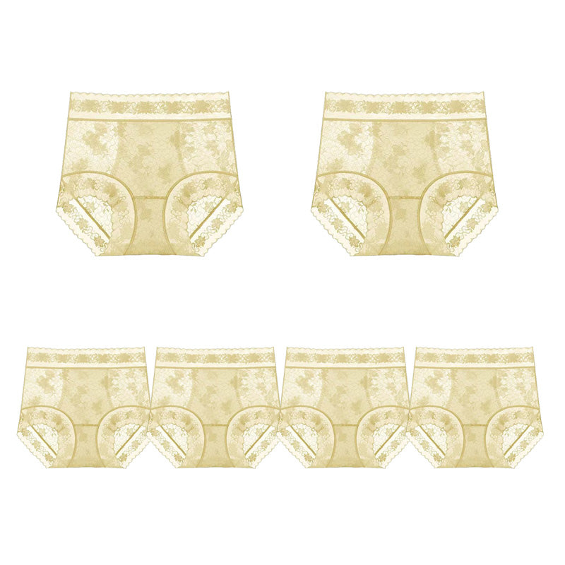 【❣️✨Kaufen Sie mehr, erhalten Sie mehr✨】👙Nahtlose Damen-Spitzenhöschen mit hoher Taille