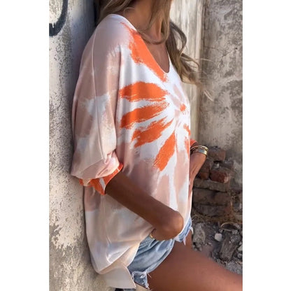 ✨Begrenzte Zeit 50% Rabatt💃 - Batik Pattern Women's Oversized T-Shirt