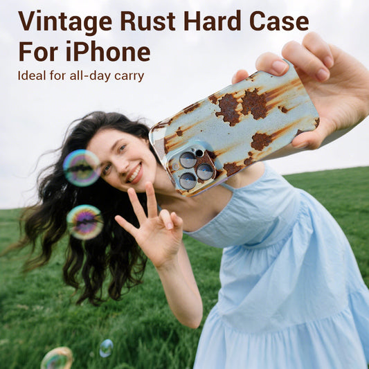 🏆【EXKLUSIV】Vintage Roest Hardcase für iPhone – JETZT MIT 50 % RABATT! 👑📱