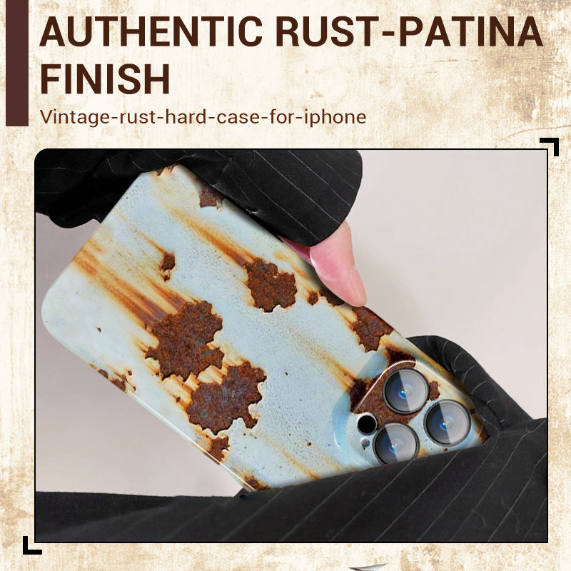 🏆【EXKLUSIV】Vintage Roest Hardcase für iPhone – JETZT MIT 50 % RABATT! 👑📱