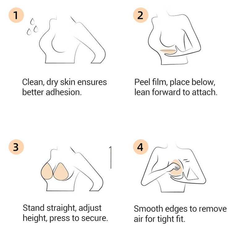 🔥Letzter Tag – Zwei zum Preis von einem!💃Unsichtbare Nippelpads mit Lifting-Effekt