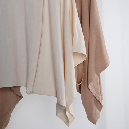 🍁Letzter Tag: 50% Rabatt✨Damen lockerer Cardigan mit 3/4-Ärmeln und offener Vorderseite
