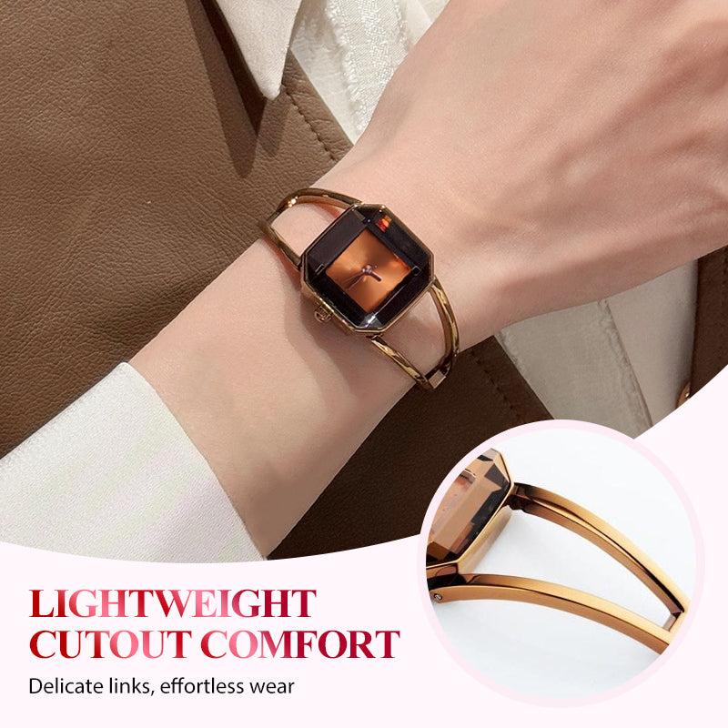 ⏳Zeitlich begrenztes Sonderangebot⏰Minimalistische Quarzuhr mit quadratischem Zifferblatt⌚