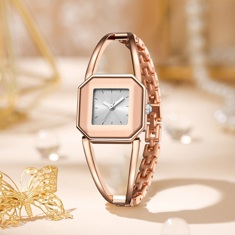 ⏳Zeitlich begrenztes Sonderangebot⏰Minimalistische Quarzuhr mit quadratischem Zifferblatt⌚