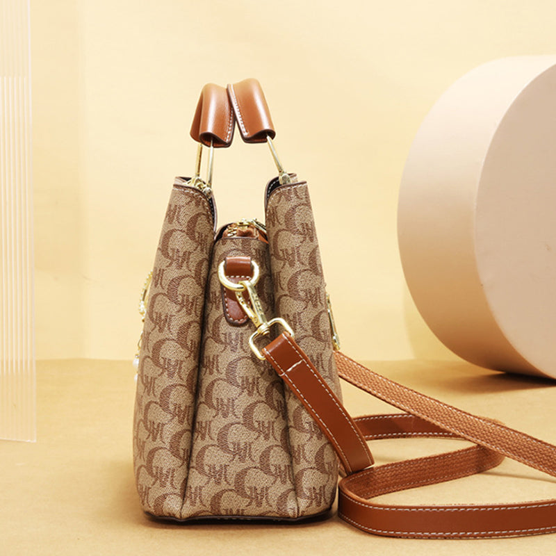 🎒 ✨👜 Vielseitige, elegante Handtasche im Retro-Stil, leicht und luxuriös, als Umhängetasche zu tragen