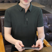 Klassisches, vielseitiges Business-Casual-Kurzarm-Shirt für Herren