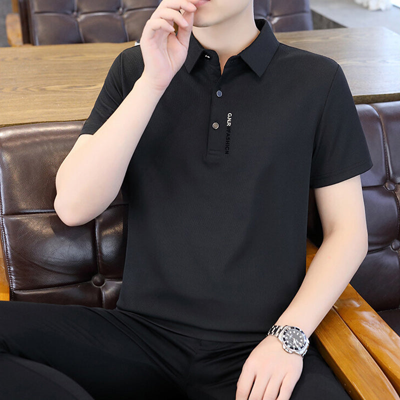 Klassisches, vielseitiges Business-Casual-Kurzarm-Shirt für Herren