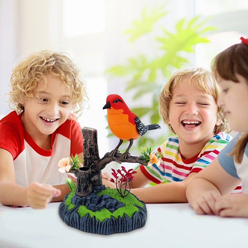 🎁 KAUFEN SIE 2, ERHALTEN SIE 1 GRATIS! 🐦✨ Interaktives Spielzeug mit sprachaktiviertem zwitscherndem Vogel 🎶💛