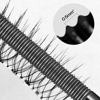 🌸3D Mascara mit Metallbürste für schwungvolle Wimpern - ❤️‍🔥Wasserfest & langanhaltend